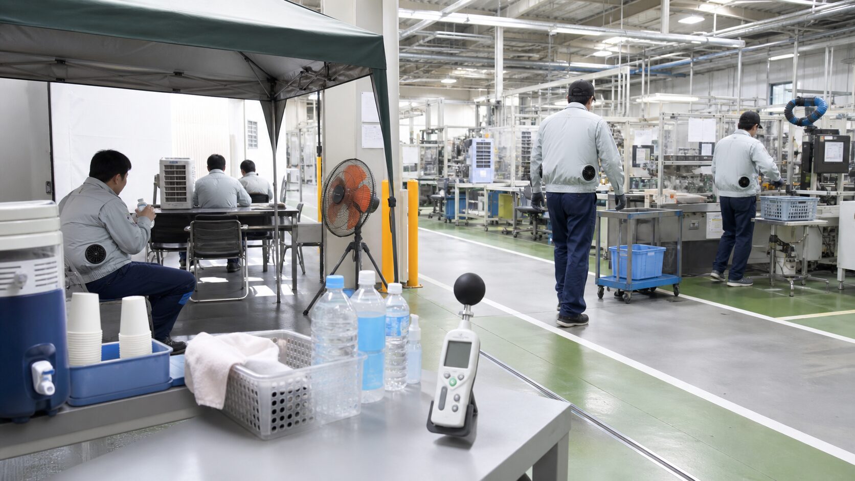 工場の熱中症対策を2026年基準で見直すチェックポイント
