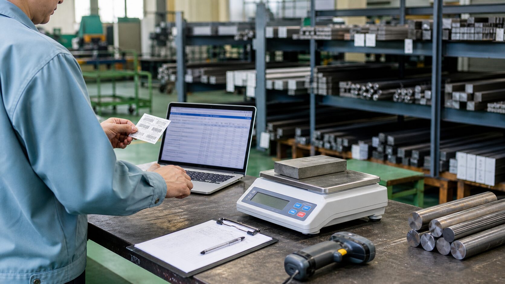 材料受入・在庫計量システムを小規模工場で使うべきか