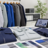 作業服サンプルとユニフォーム比較資料の生成画像