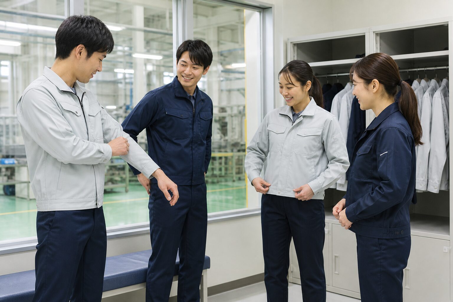 工場の作業服候補比較|ミドリ安全のユニフォームを選ぶ前に見ること
