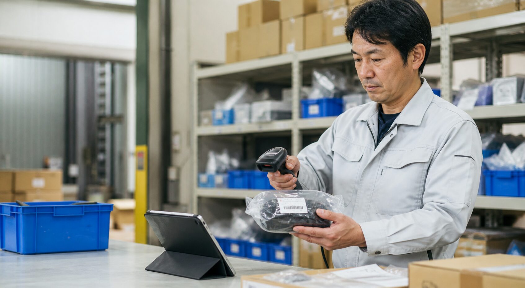 工場用バーコードリーダー候補比較|キーエンス・デンソーウェーブを選ぶ前に決めること