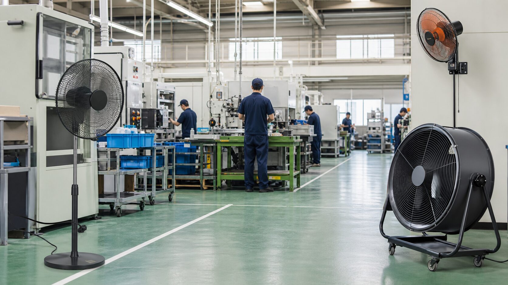 工場扇・循環送風機・ビッグファン候補比較|暑さ対策と換気で見る選び方