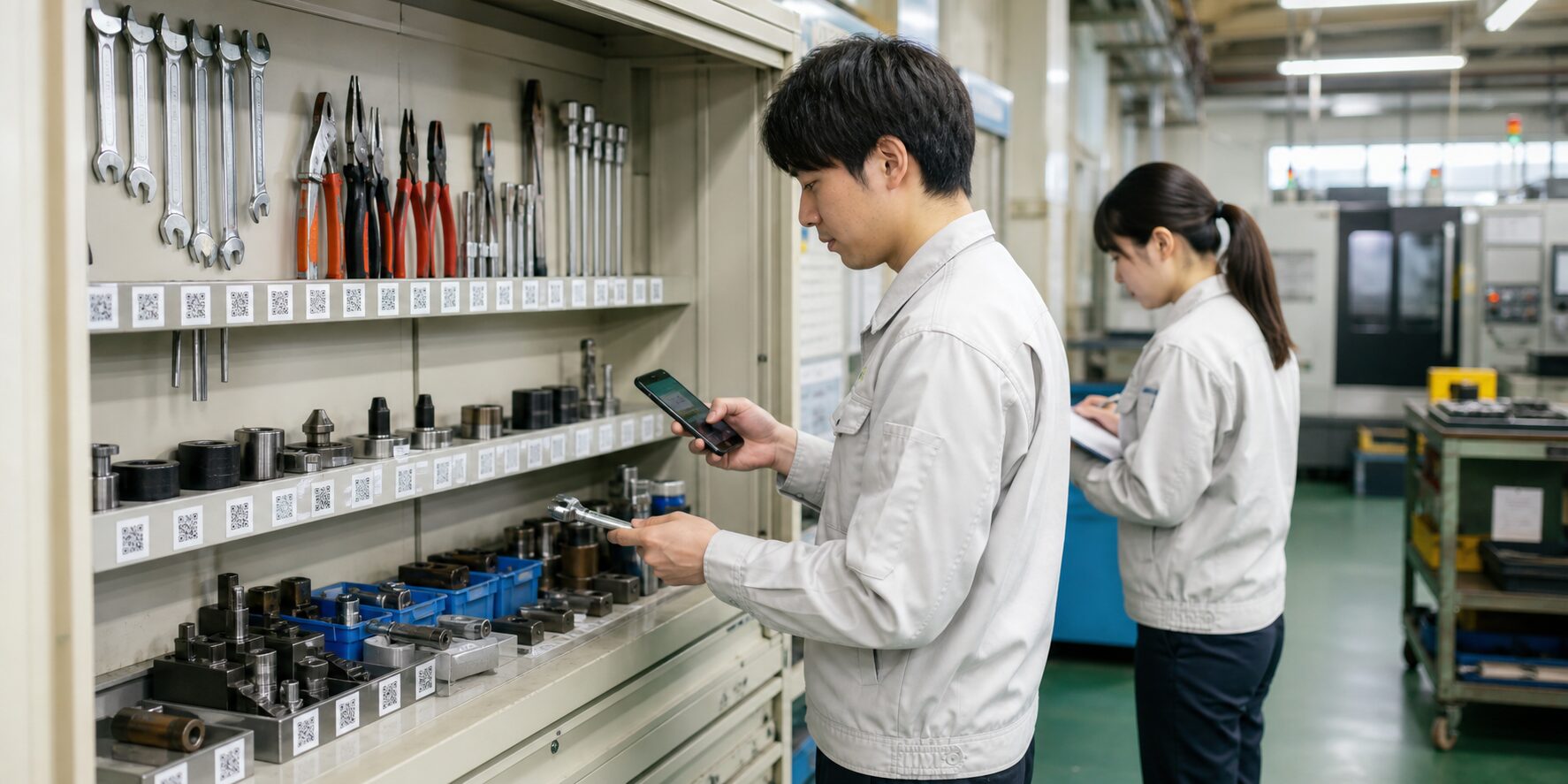 工場の工具管理システム候補比較|QRコード・RFIDを選ぶ前に決めること