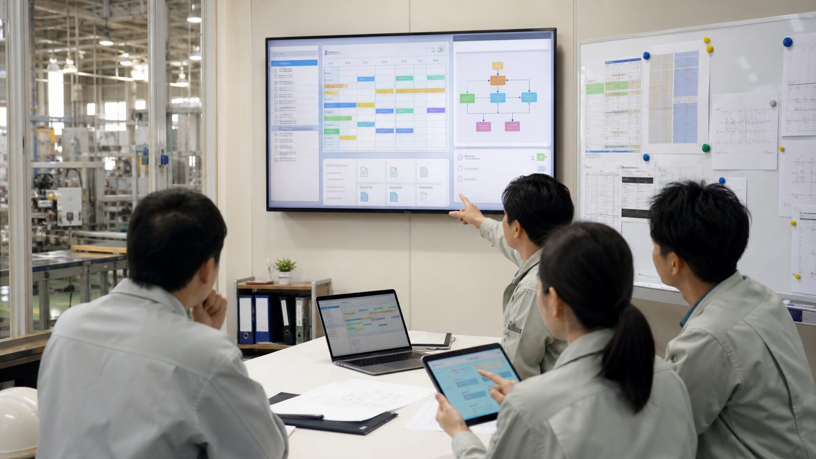 製造業向けグループウェア候補比較|Garoon・desknet's NEO・kintone連携の見方